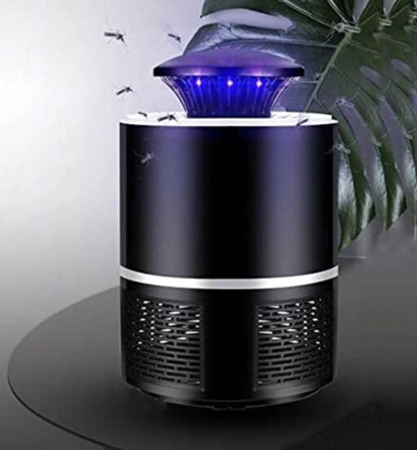 VARNISH International Eco Friendly USB Electronic LED Mosquito Killer Machine Trap Mosqutio Lamp - Black, Metal, Pack of1